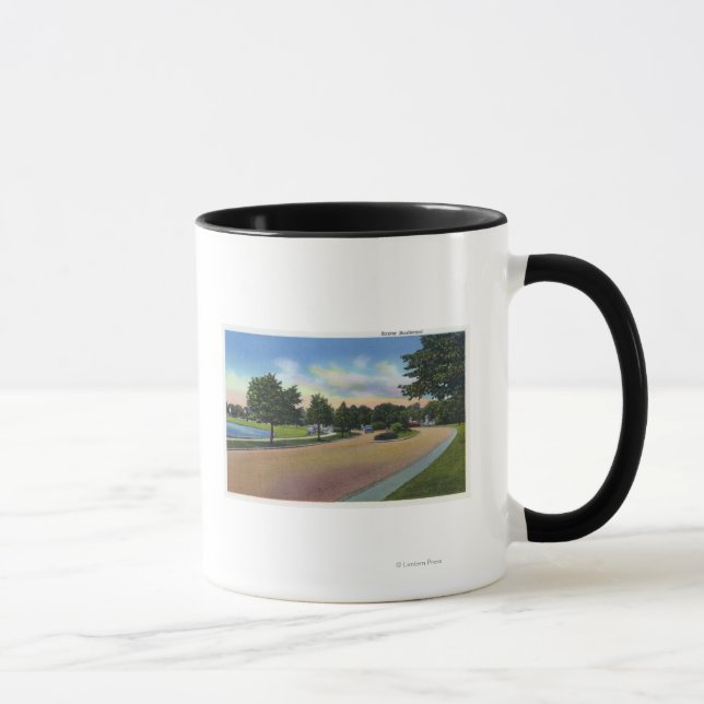 Portland, MaineView of Baxter Boulevard Mug (Right)