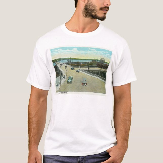 Portland, MaineView of the Longfellow Monument T-Shirt (Front)