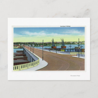 Portland, MaineView of the Portland Bridge Postcard