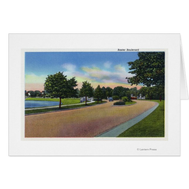 Portland, MaineVue du boulevard Baxter (Devant horizontal)
