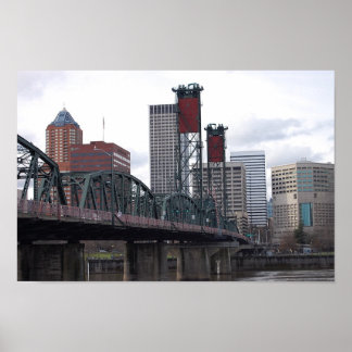 Portland, OR Downtown Poster