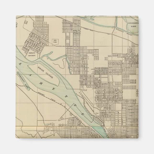 Portland, Or Magnet (Front)