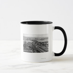 Portland, OR View of City and Hawthorne Bridge Mug
