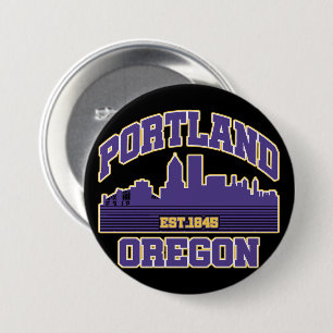 Portland,Oregon 3 Inch Round Button