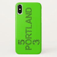 Portland Oregon 503 Apple iPhone Case