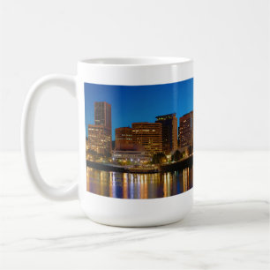 Portland Oregon at Night panorama Coffee Mug