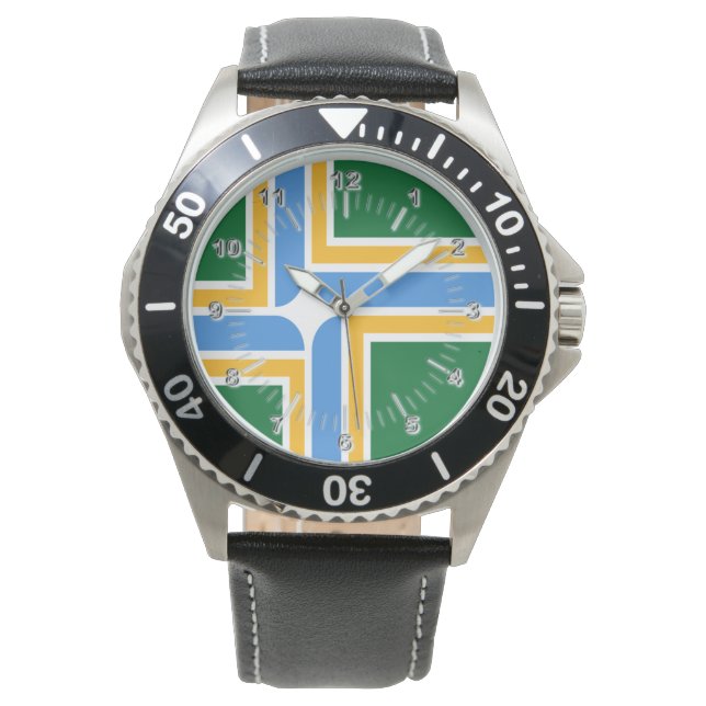 Portland (Oregon) City flag Watch (Front)