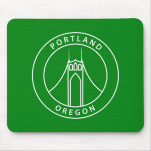 Portland Oregon Design Mouse Pad