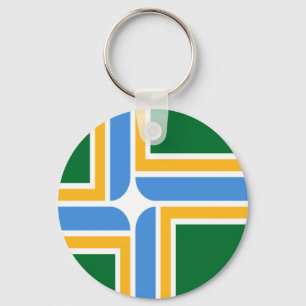 Portland (Oregon) flag Keychain