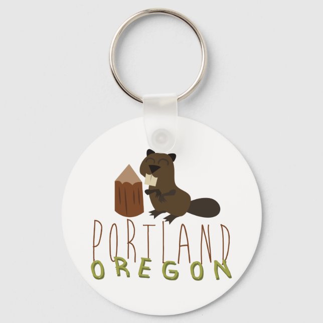 Portland Oregon Keychain (Front)