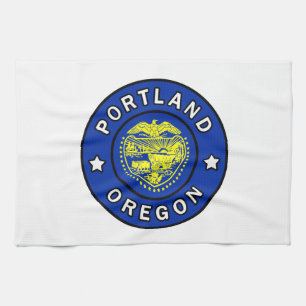 Portland Oregon Kitchen Towel