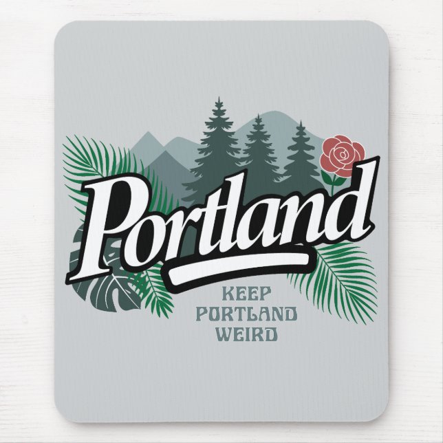 Portland Oregon Mouse Pad (Front)