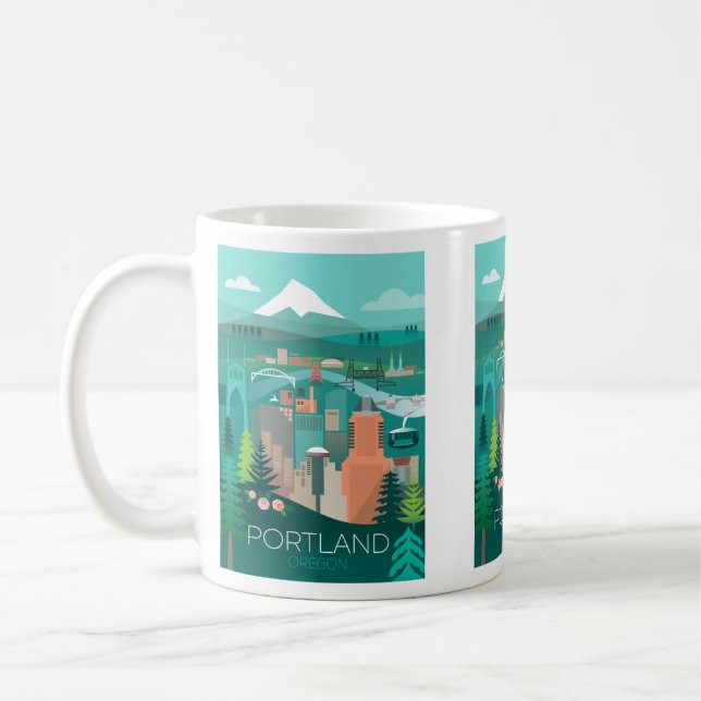 Portland, Oregon Mug (Left)