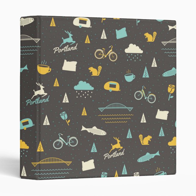 Portland, Oregon Pattern Binder (Front/Spine)