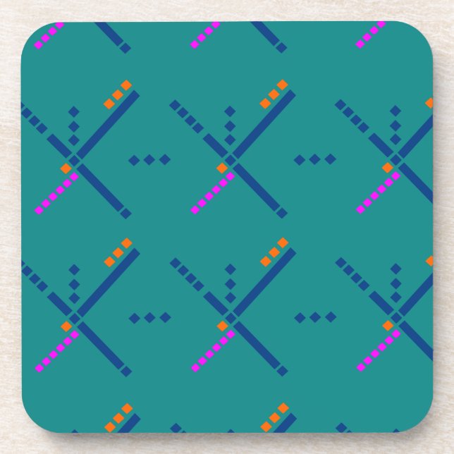 Portland Oregon PDX Airport Carpet Coaster (Front)
