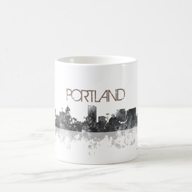 PORTLAND OREGON SKYLINE COFFEE MUG (Center)