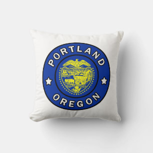 Portland Oregon Throw Pillow