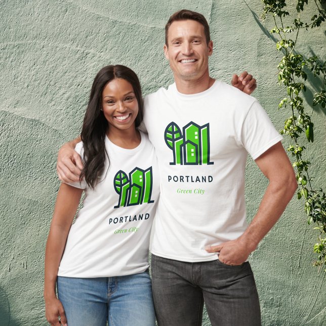 Portland Oregon US Sustainable Green City T-Shirt (Creator Uploaded)