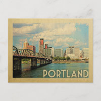Portland Oregon Vintage Travel