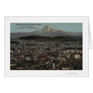 Portland, Oregon - Vue sur le centre-ville avec le