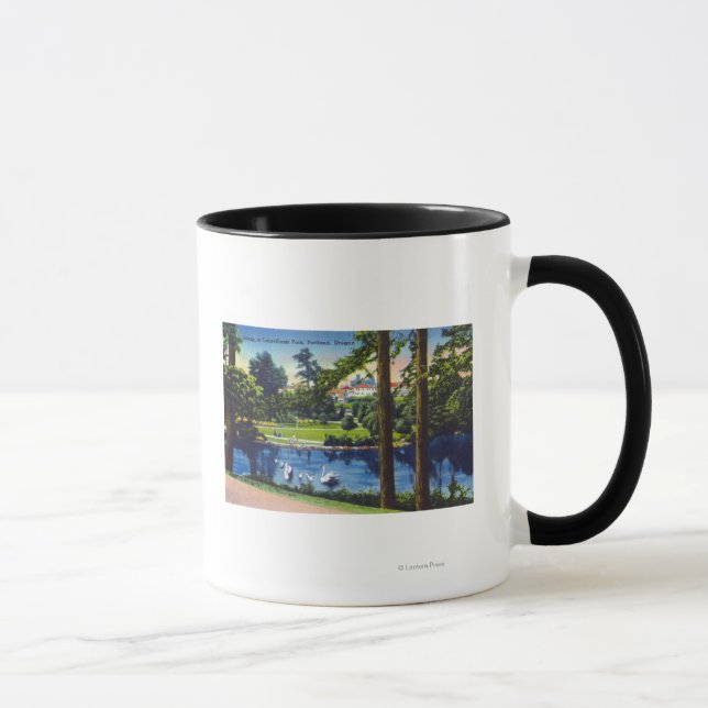 Portland, OregonLaurelhurst Park Scene Mug (Right)