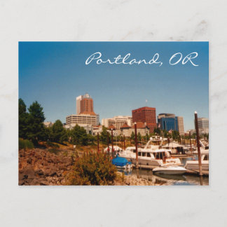 Portland par la carte postale de rivière