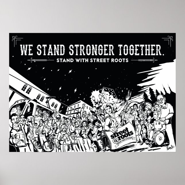Portland Parade - a Street Roots cover poster (Front)