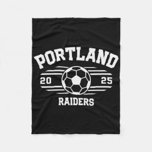 Portland Raiders Soccer Ll 2025  Fleece Blanket