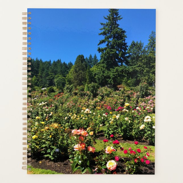 Portland Rose Garden, OR Planner (Front)