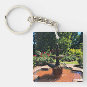 Portland Rose Garden Poster Magnet Keychain