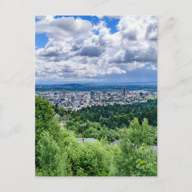 Portland Skyline Postcard (Front)