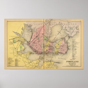 Portland & vicinity, Me Poster