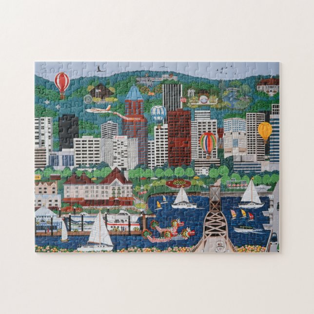 Portland Waterfront Puzzle (Horizontal)