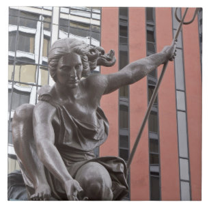 Portlandia statue, Portland, Oregon Tile