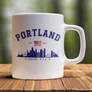 Portland's Urban Silhouette Coffee Mug
