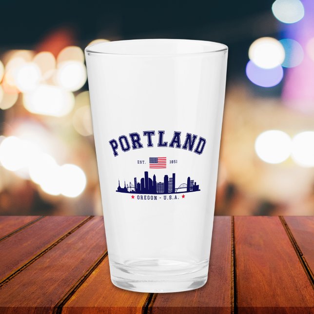 Portland's Urban Silhouette Glass (Creator Uploaded)