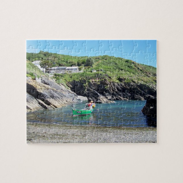 Portloe Cornwall England Jigsaw Puzzle (Horizontal)