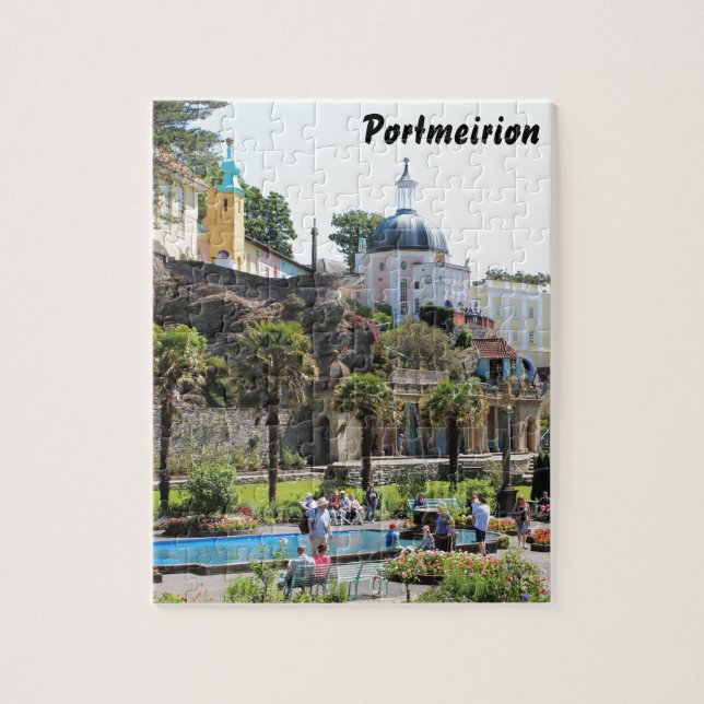 Portmeirion Center View Jigsaw Puzzle (Vertical)