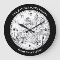 Portmeirion North Wales Pen and Ink Sketch