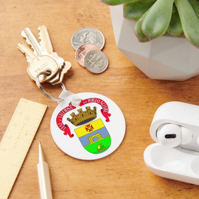 Porto Alegre (City Seal) - BRAZIL Keychain (Desk)
