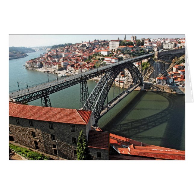 Porto bridge over Douro River, Portugal (Front Horizontal)