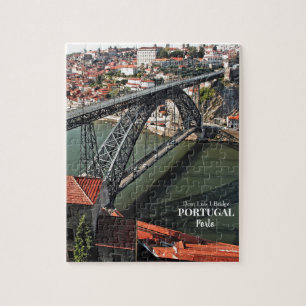 Porto bridge over Douro River, Portugal Jigsaw Puzzle