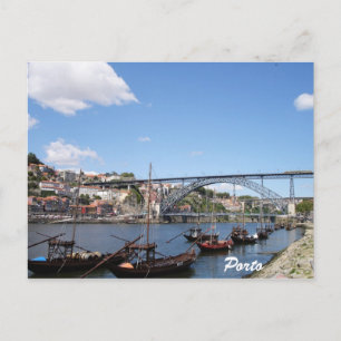 Porto by the Douro River Postcard