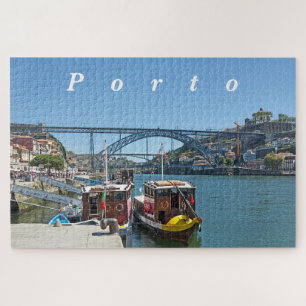 Porto. Douro River and Dom Luis I Bridge. Jigsaw Puzzle