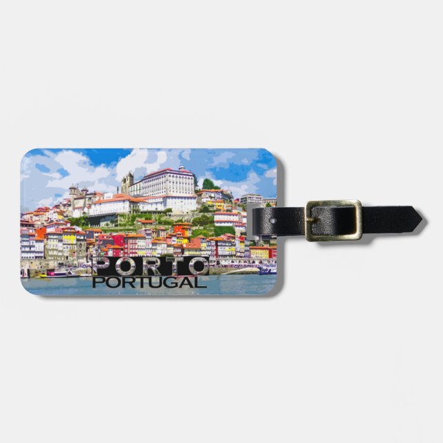 Porto Luggage Tag (Front Horizontal)