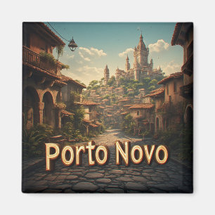 Porto-Novo Benin Capital Travel Keepsake 🗺️ Magnet