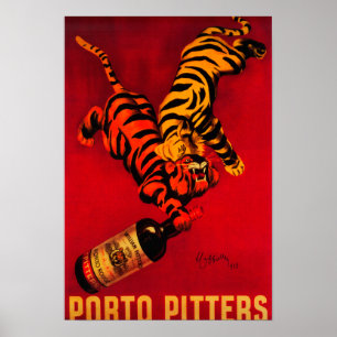 Porto Pitters Vintage PosterEurope Poster