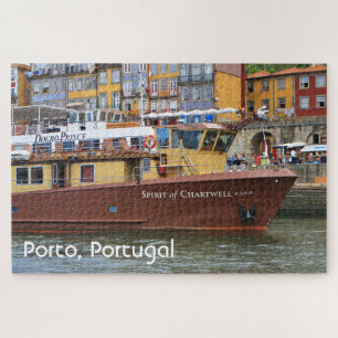 Porto, Portugal: Cruise ships on the Douro Jigsaw Puzzle