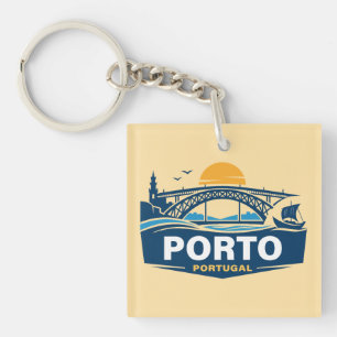 Porto Portugal Europe Keychain
