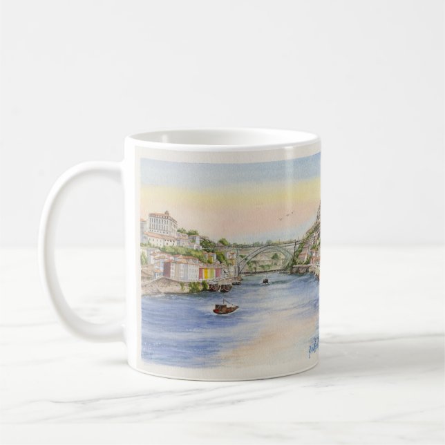 Porto, Portugal Painting Classic Mug (Gauche)